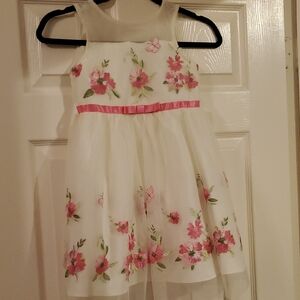 Jona Michelle Ivory and Pink Floral Dress
